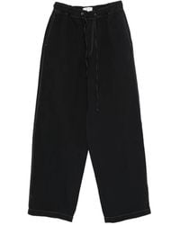 Studio Nicholson - Pantalon À Lien De Resserrage - Lyst