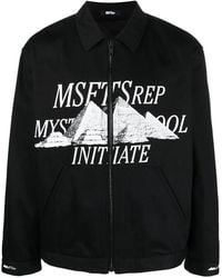 Msftsrep - Logo-Print Long-Sleeve Shirt Jacket - Lyst