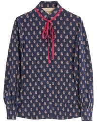 Valentino Garavani - Crepe De Chine Shirt With Voyage Imaginaire Paisley Print - Lyst