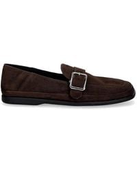Vagabond Shoemakers - Sammie Buckle-Fastening Suede Loafers - Lyst