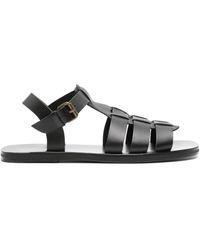 Ancient Greek Sandals - Ektoras Flat Leather Sandals - Lyst
