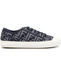 Fendi - Sneakers Domino con monogramma - Lyst