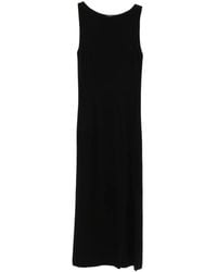SERGIO MORETTI FIRENZE - Sleeveless Side-Slit Midi Dress - Lyst