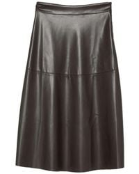 Alpha Studio - Midi-Rok Met Vlakken - Lyst