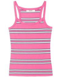 Zadig & Voltaire - Striped Rib Top - Lyst