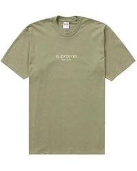 Supreme - New York Logo-Print T-Shirt - Lyst