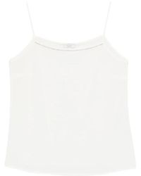 Peserico - Thin Straps Tank Top - Lyst