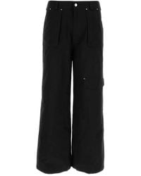 McQueen - Pocket Cotton Trousers - Lyst