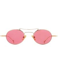 Eyepetizer - Round-Frame Metal Sunglasses - Lyst