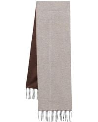 D4.0 - Cashmere-Silk Brushed Logo Scarf - Lyst