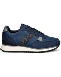 Napapijri - Cosmos Syn Logo-Print Panelled Sneakers - Lyst