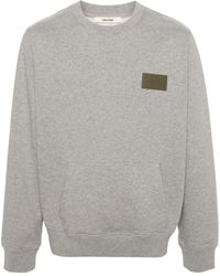Zadig & Voltaire - Aime Sweatshirt mit Logo-Patch - Lyst