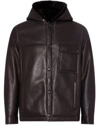 Yves Salomon - Hooded Shearling Jacket - Lyst