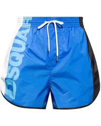 DSquared² - Short De Bain À Logo Imprimé - Lyst