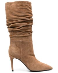 Via Roma 15 - Suede Mid-calf Boots - Lyst