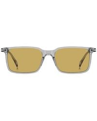 David Beckham - Rectangle-Frame Tinted Sunglasses - Lyst