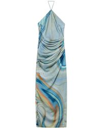 Jonathan Simkhai - Hansel Marble-print Gown - Lyst