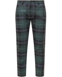Department 5 - Tartan Prince Tartan Pattern Chino Trousers - Lyst