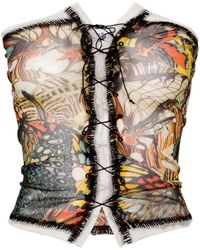 Jean Paul Gaultier - Top con stampa Papillon - Lyst
