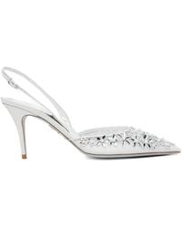Rene Caovilla - 80Mm Crystal-Embellished Pumps - Lyst