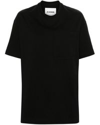 Jil Sander - Chest-pocket Cotton T-shirt - Lyst