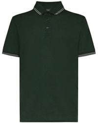 Emporio Armani - Stripe-Detail Polo Shirt - Lyst
