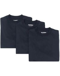 Jil Sander - ロゴ Tシャツ 3枚組 - Lyst