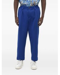 Marni - Pleat-Detail Textured Trousers - Lyst