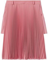 Burberry - Pleat-detailed Wool Shorts - Lyst