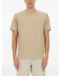 BOSS - T-Shirt mit Logo-Prägung - Lyst