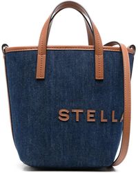 Stella McCartney - デニム バケットバッグ - Lyst