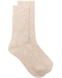 Birkenstock - Calcetines De Canalé Con Logo En Relieve - Lyst