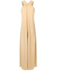 Olympiah - Robe Longue Sans Manches À Dos Nu - Lyst