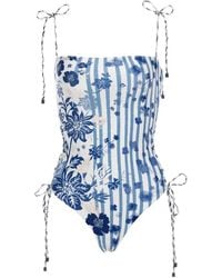 Agua Bendita - Posh Batik Reversible One-Piece Swimsuit - Lyst