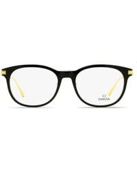 OMEGA EYEWEAR - ラウンド眼鏡フレーム - Lyst