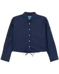 SPORT b. by agnès b. - Cropped Long-Sleeves Shirt - Lyst