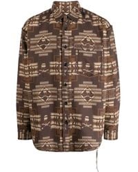 MASTERMIND WORLD - Chimayo Jacquard Cotton Shirt - Lyst