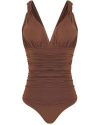 Brigitte Bardot - Costume Intero Eli Con Scollo A V - Lyst