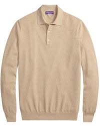 Ralph Lauren - Waffle-Knit Polo Sweater - Lyst