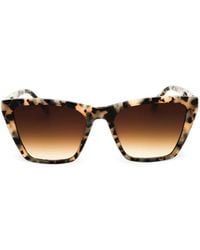 Gap - Tortoiseshell-Effect Rectangle-Frame Sunglasses - Lyst