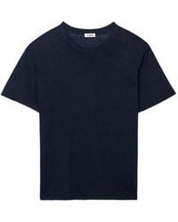 Sandro - Certified Linen T-Shirt - Lyst