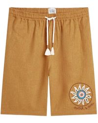 Scotch & Soda - Embroidered Drawstring Shorts - Lyst