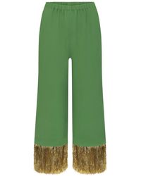 Simon Miller - Nella Fringe-Trim Trousers - Lyst