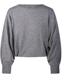 OSCAR THE COLLECTION - Dropped-Shoulder Crew-Neck Sweatshirt - Lyst