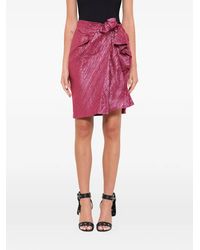 Lanvin - Gathered Detail Pencil Skirt - Lyst