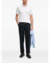 Trussardi - Logo-Embroidered Polo Shirt - Lyst