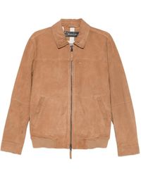 Bully - Zip-Up Suede Jacket - Lyst