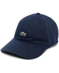 Lacoste - Baseballkappe Mit Logo-Patch - Lyst
