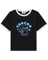 Chocoolate - T-Shirt En Coton À Détail Graphique - Lyst