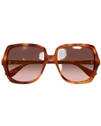 Chloé - Square-Frame Sunglasses - Lyst